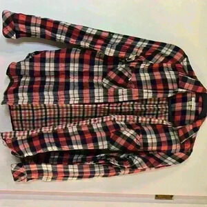 Skies are blue plaid shirt